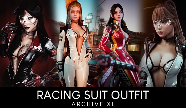《赛博朋克2077》赛车手服装MOD