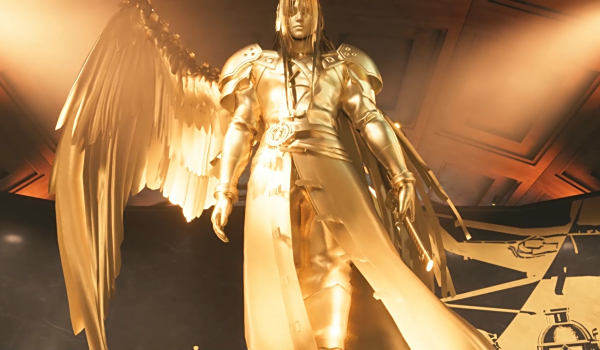 《最终幻想7：重生》萨菲罗斯雕像装饰物MOD