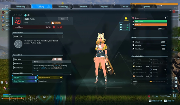 《幻獸帕魯》原神角色作為NPC被動技能MOD