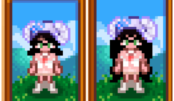 《星露谷物语》粉妆兔与花绵羊MOD