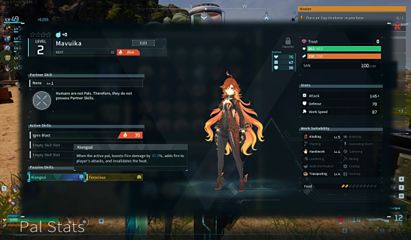 《幻獸帕魯》原神角色作為NPC被動技能MOD