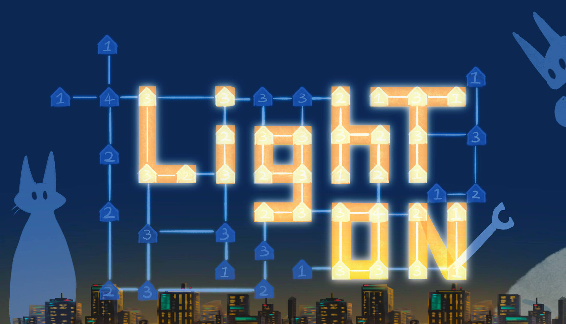 貓咪工程師：點亮燈光壁紙