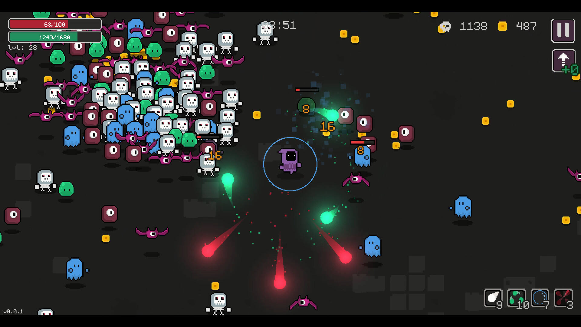 無盡的波浪生存