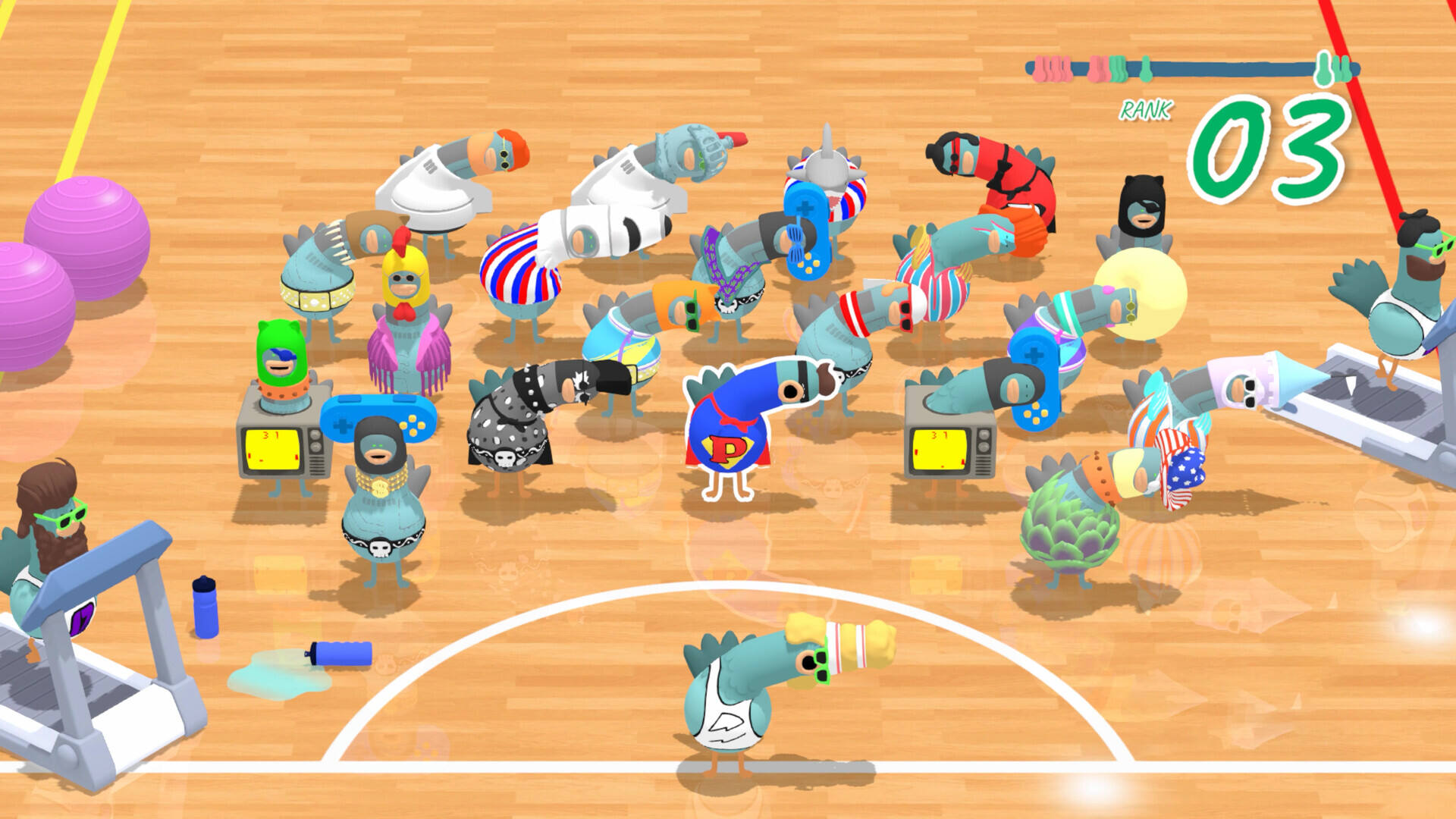 沙雕鴿鴿大逃殺壁紙