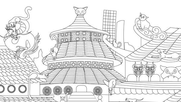 100只貓北京壁紙