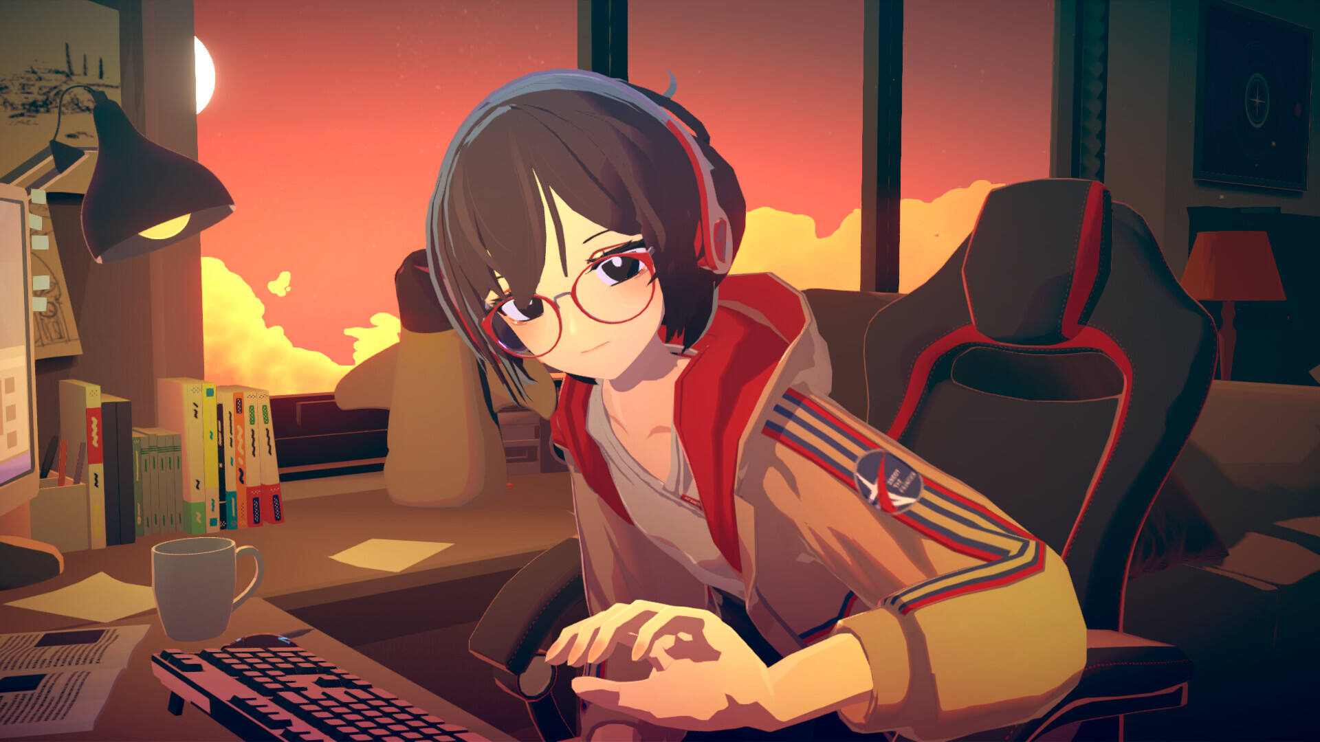 與你一起放松：Lo-Fi 故事壁紙