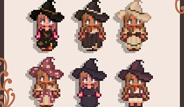 《星露谷物語》奇想女巫衣柜MOD