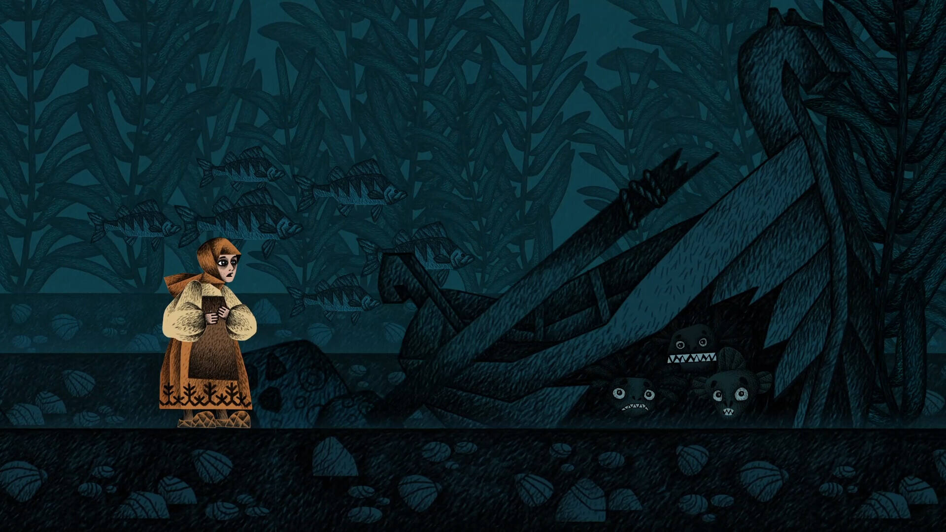 華西麗莎和巴巴亞加壁紙