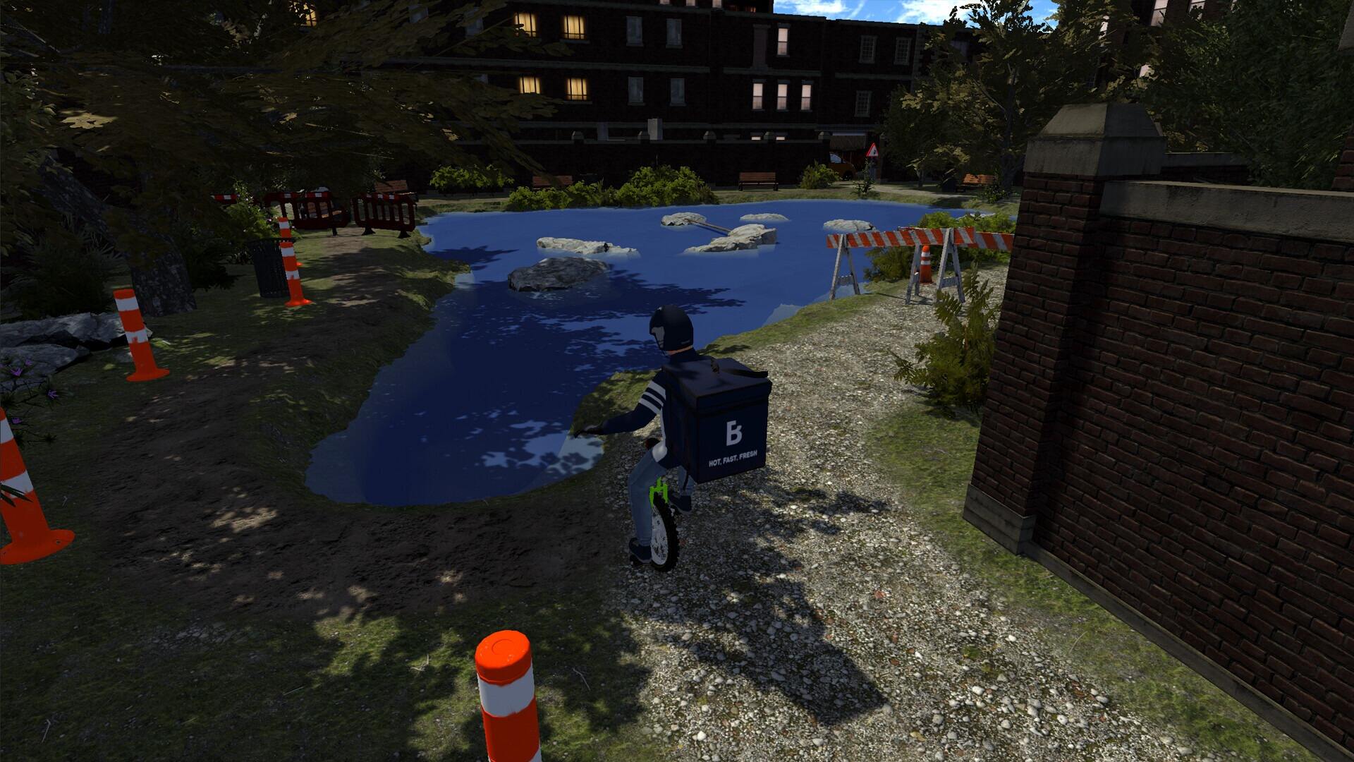 獨輪車披薩時間！壁紙