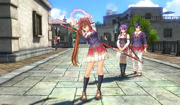 《英雄傳說：空之軌跡 the1st》艾絲蒂爾真正的杰尼斯王立學(xué)院制服MOD