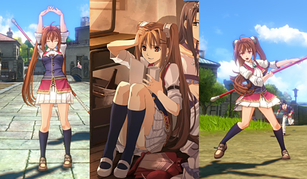 《英雄傳說：空之軌跡 the1st》艾絲蒂爾真正的杰尼斯王立學(xué)院制服MOD