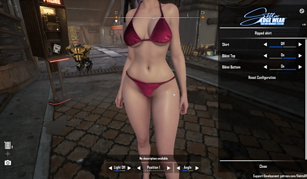 《劍星》撕裂襯衫MOD