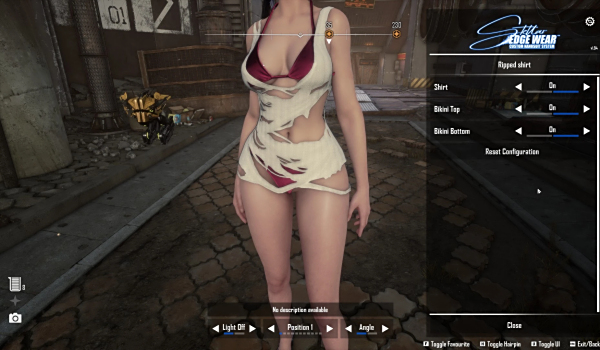 《劍星》撕裂襯衫MOD