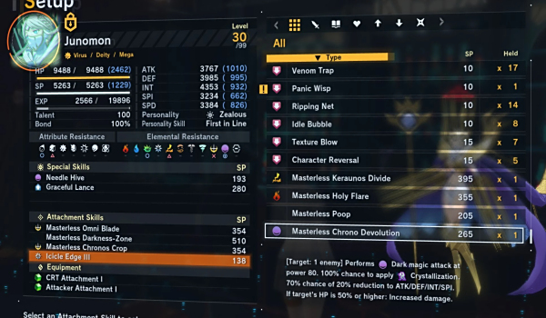 《數碼寶貝物語 時空異客》優化可附加技能MOD