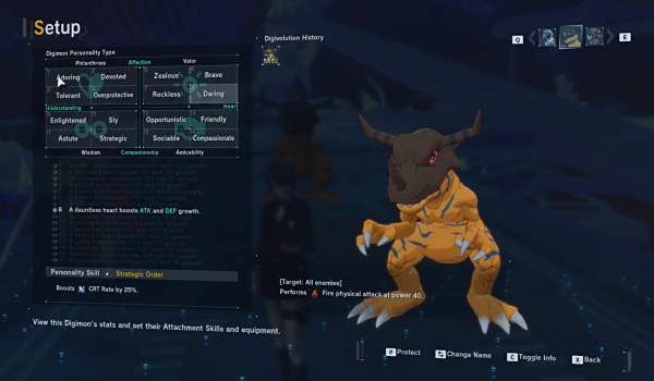 《數碼寶貝物語 時空異客》強化性格技能MOD