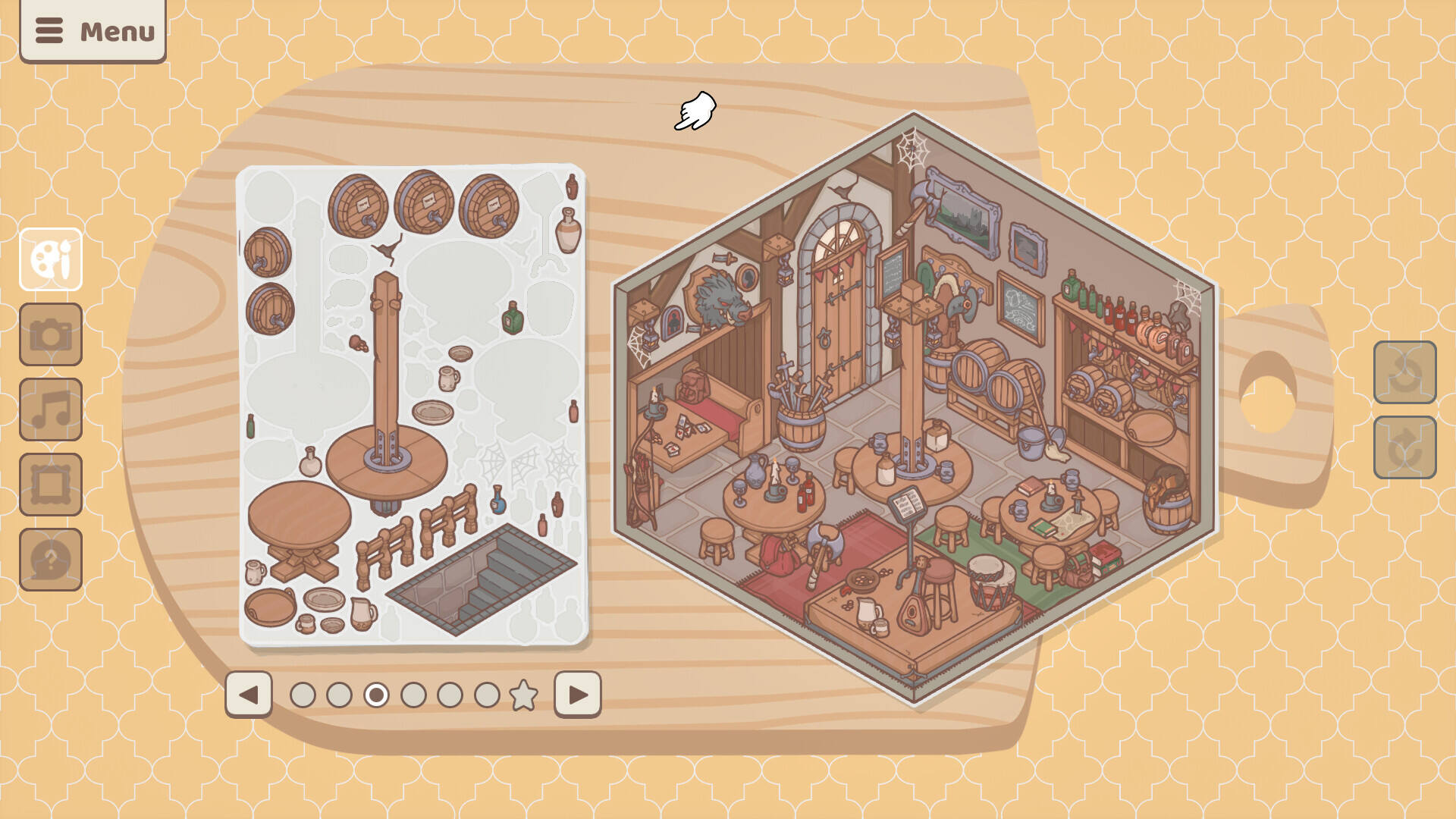 造景貼紙：治愈小角落壁紙