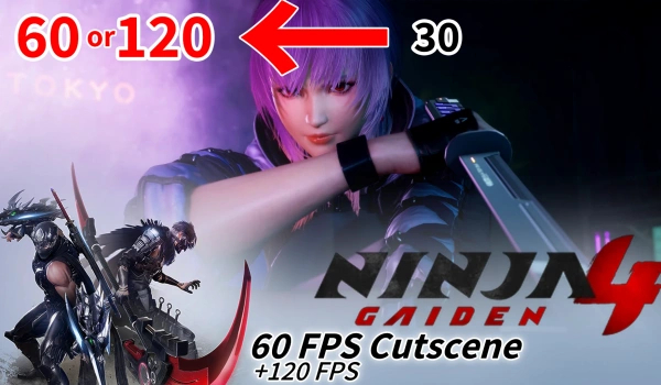 《忍者龍劍傳4》60-120幀預渲染過場動畫MOD