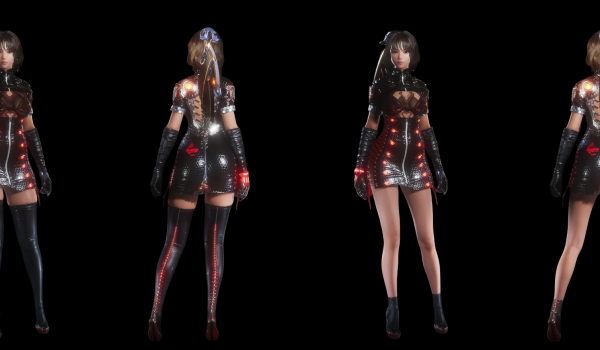 《劍星》A5鑰匙孔套裝觀星者套裝鑰匙孔連衣裙MOD