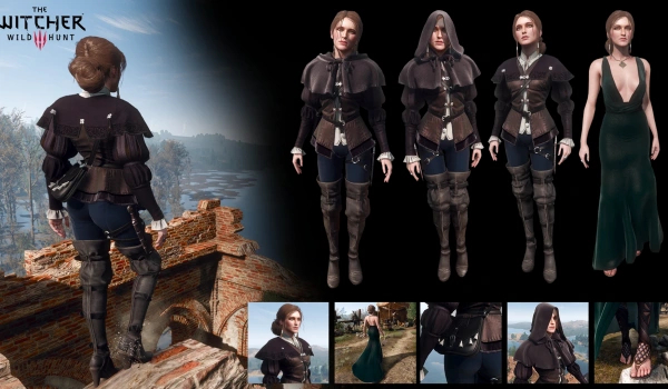 《巫師3：狂獵》特莉絲全新A1風尚MOD