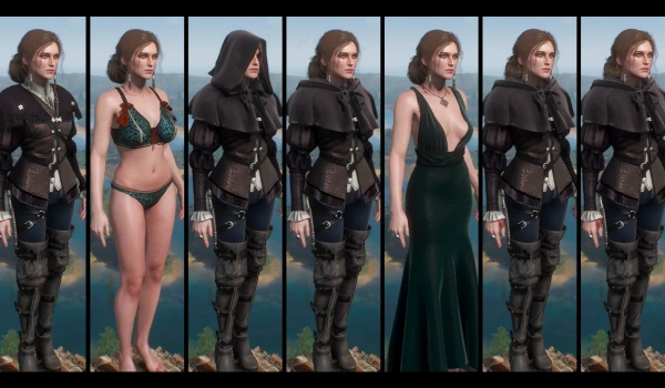 《巫師3：狂獵》特莉絲全新A1風尚MOD