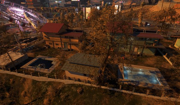 《賽博朋克2077》夜之城洪災MOD