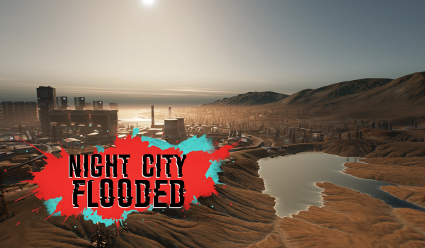《賽博朋克2077》夜之城洪災MOD