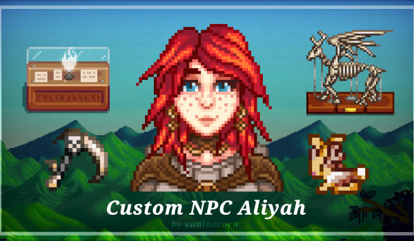 《星露谷物語》阿麗雅自定義NPC服裝MOD