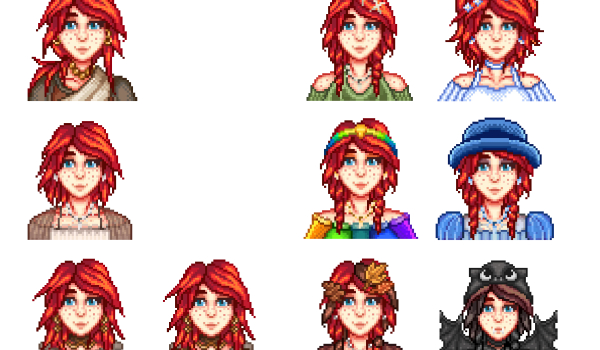 《星露谷物語(yǔ)》自定義NPC阿麗雅更多服裝MOD