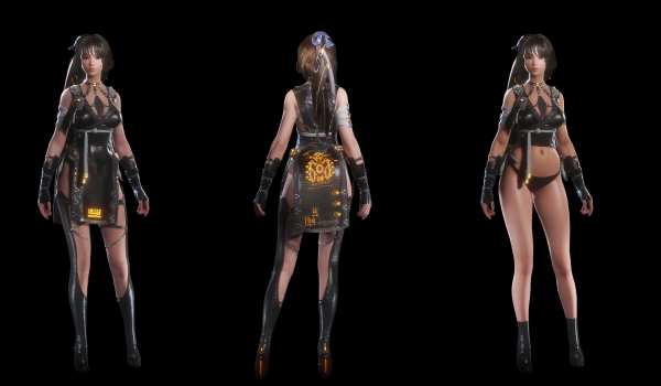 《剑星》A8黑之女忍白之女忍MOD