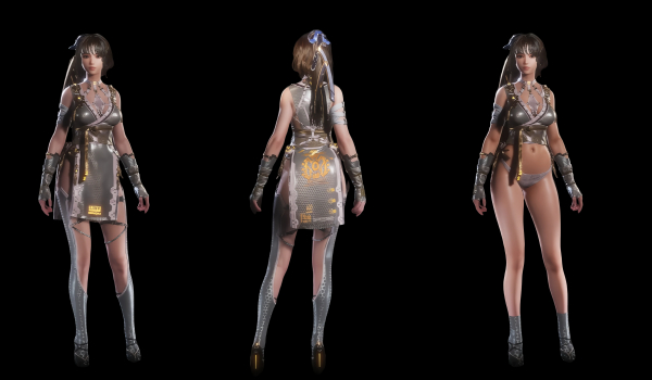 《剑星》A8黑之女忍白之女忍MOD