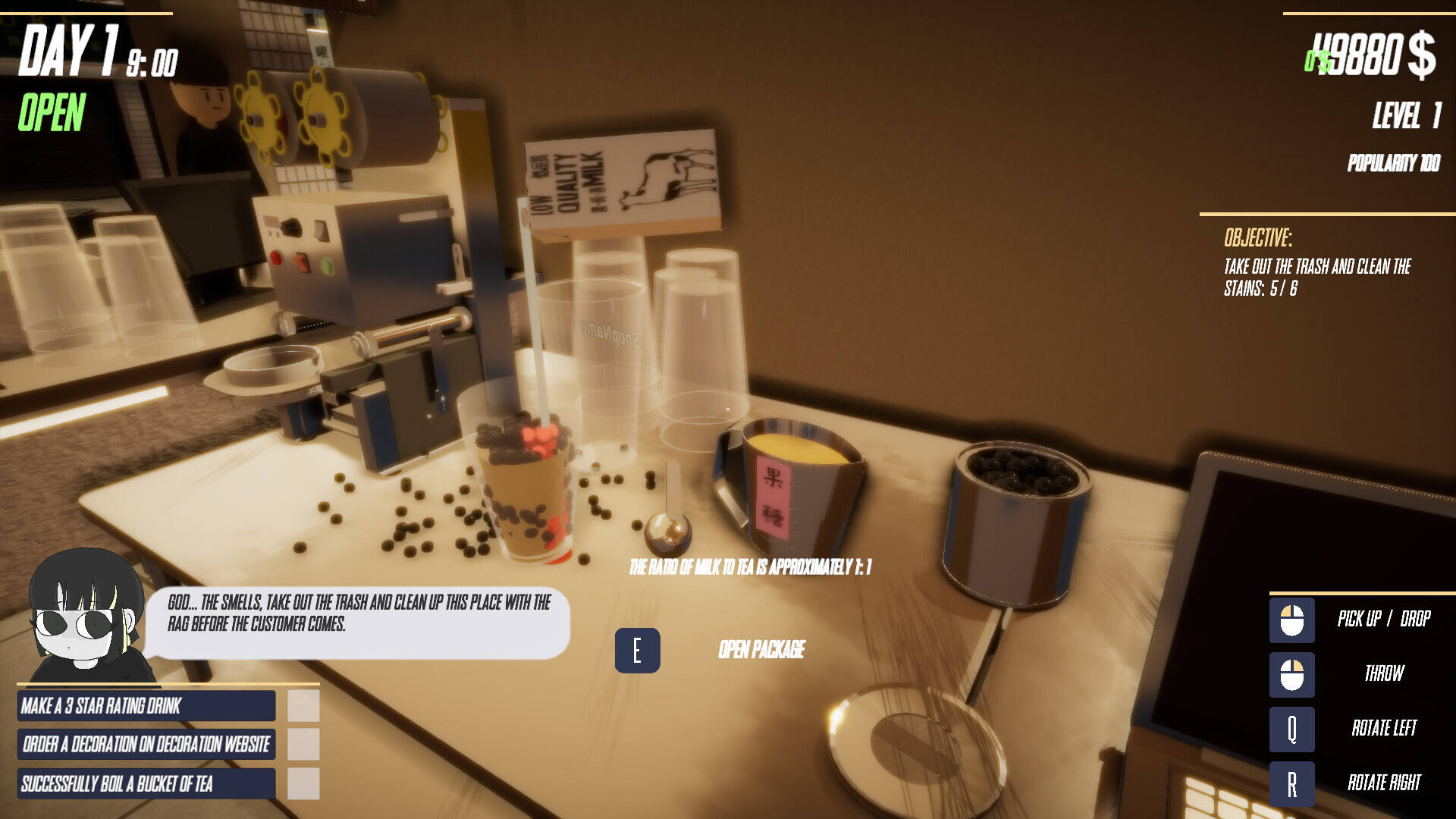 奶茶店模拟器壁纸