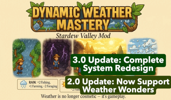 《星露谷物语》沉浸式天气大修MOD