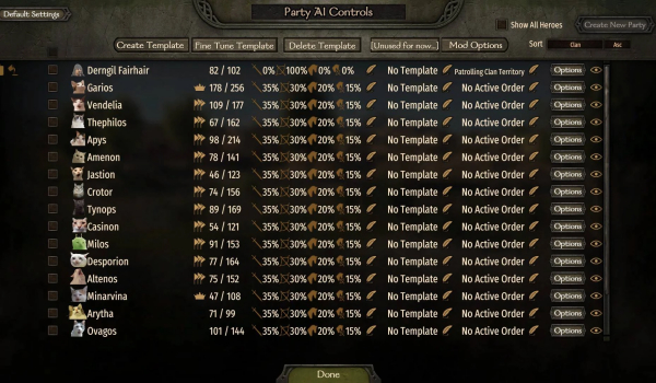 《骑马与砍杀2:战帆》队伍AI控制MOD