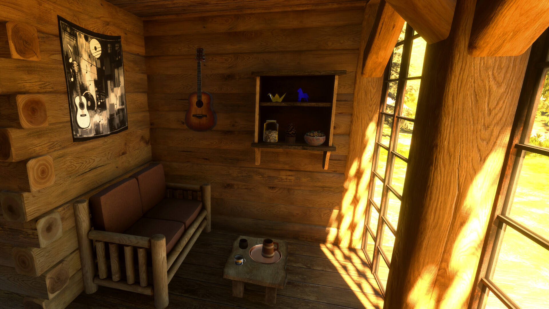 温馨小木屋截图