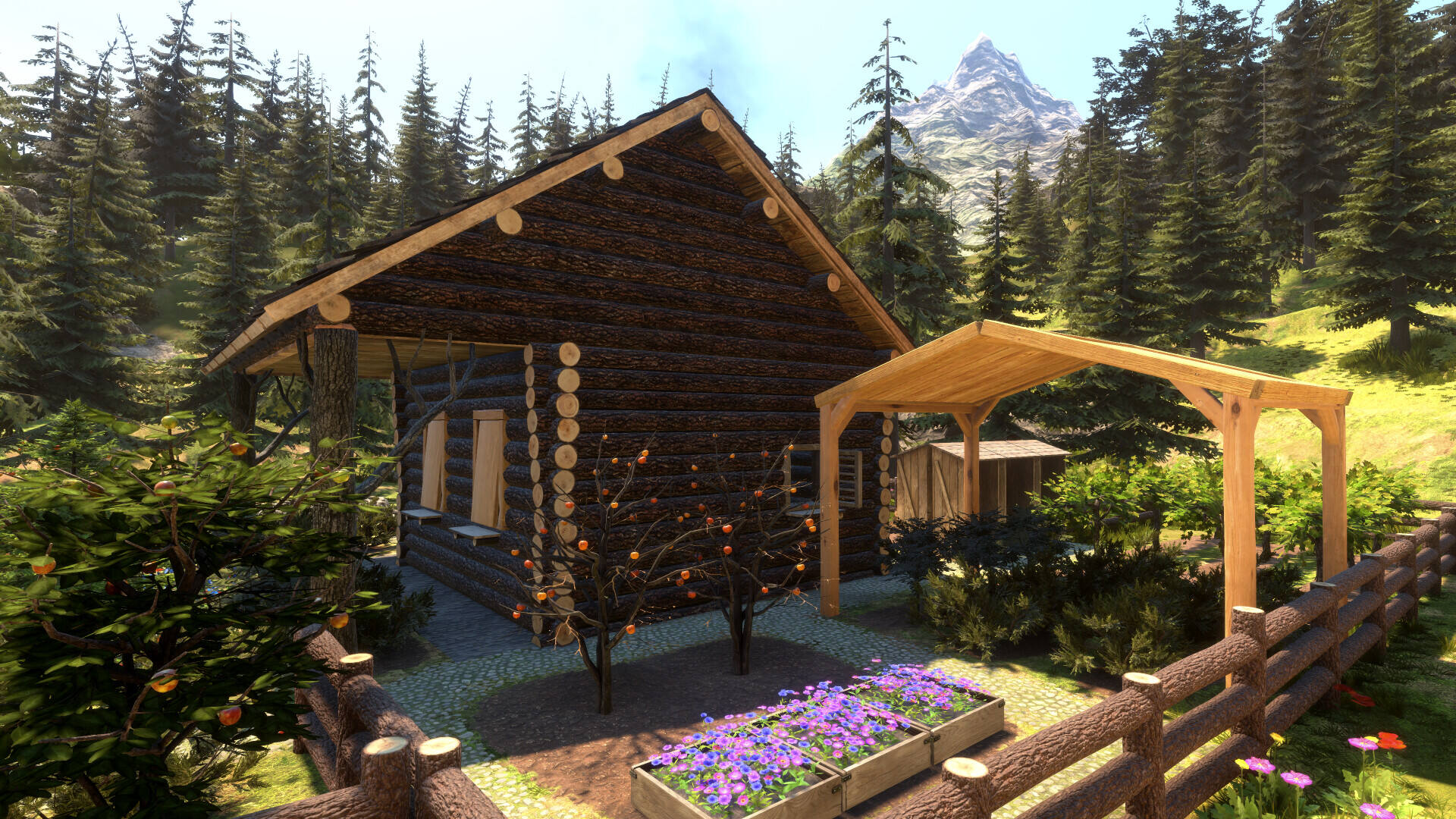 温馨小木屋截图