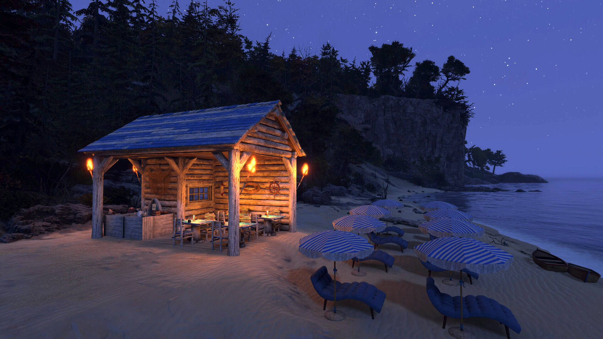 温馨小木屋截图