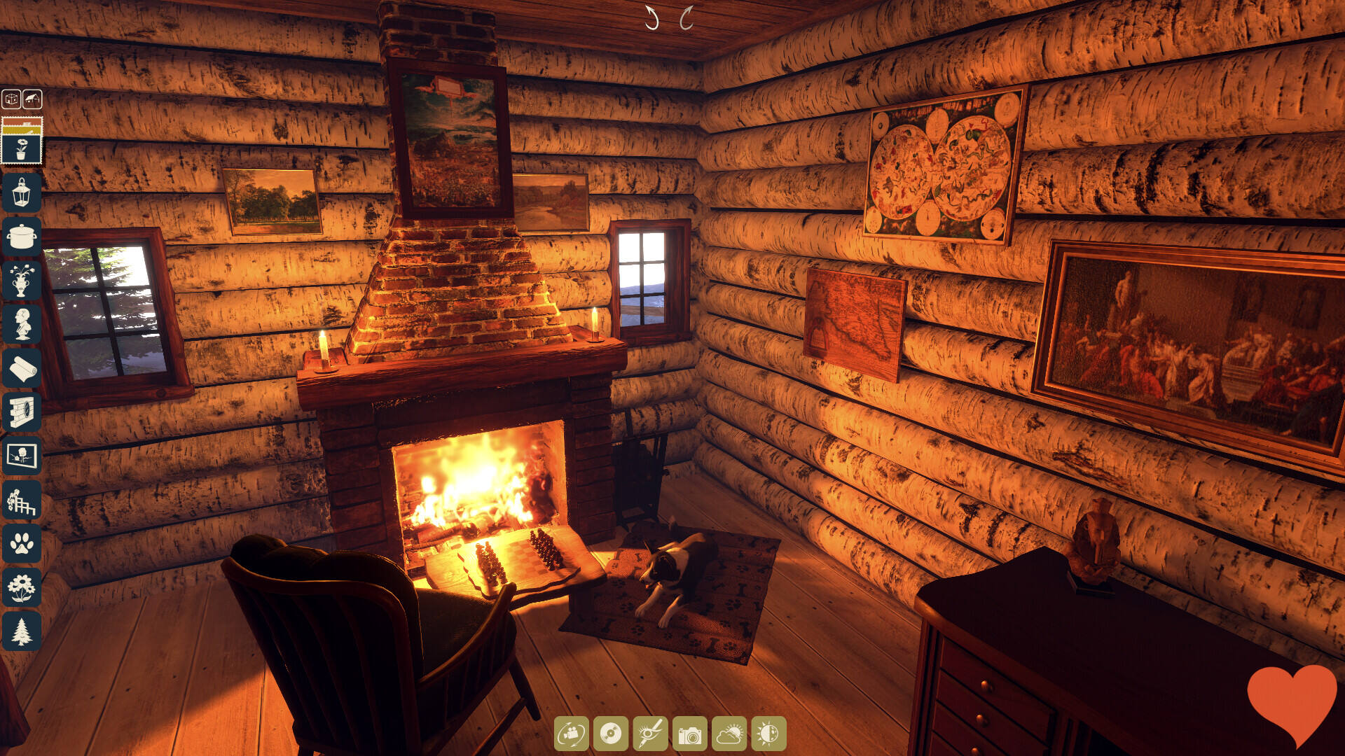 温馨小木屋截图