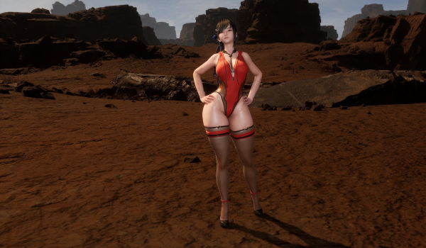 《剑星》盛夏红兜帽丰盈身形重塑版MOD