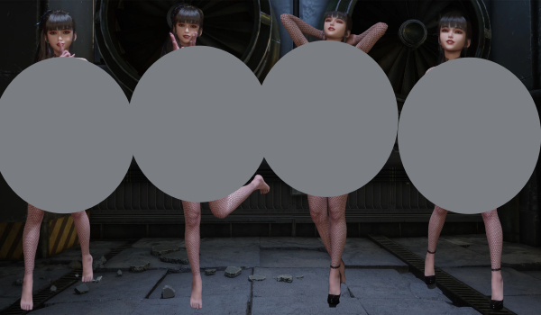 《剑星》裸肤网袜夏娃套装MOD