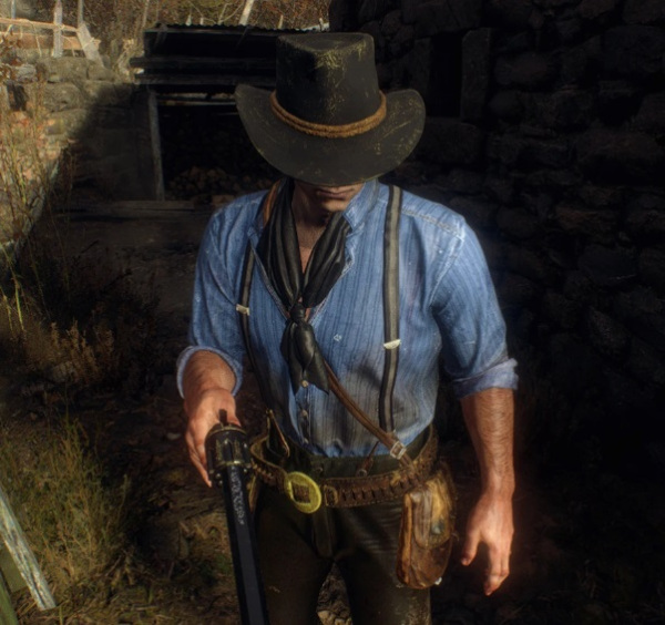 《生化危机4：重制版》里昂cos亚瑟摩根MOD