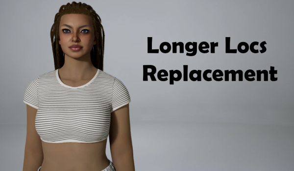 《inZOI》更长头发替换女性头发MOD