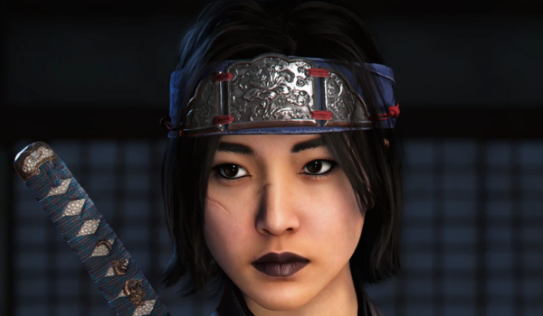 《刺客信条:影》Naoe深色妆容MOD