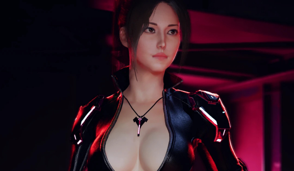 《赛博朋克2077》暗夜骑士套装女性V版MOD