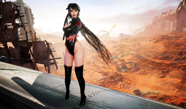 《剑星》伊芙九尾妖狐套装MOD