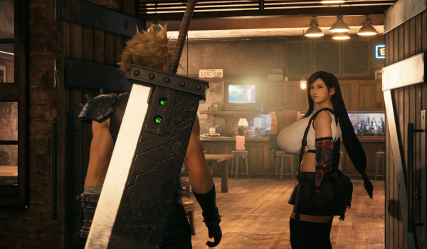 《最终幻想7:重制版》丰盈紧身衣蒂法MOD