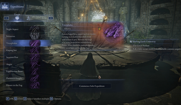 《艾爾登法環(huán) 黑夜君臨》將首領(lǐng)切換為永夜形態(tài)MOD