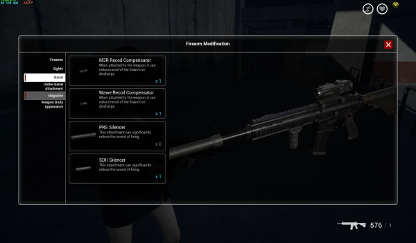 《致命解药》枪械配件修改MOD