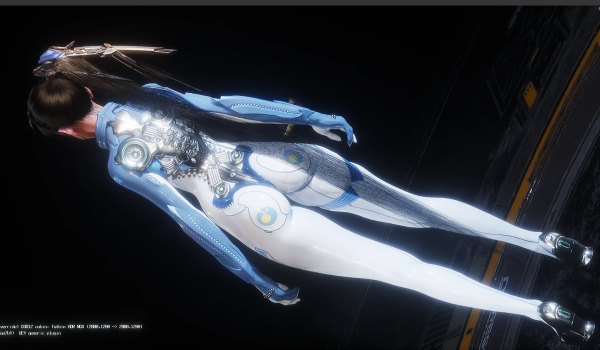 《剑星》性感渡鸦浅蓝白配色HDR增强版MOD