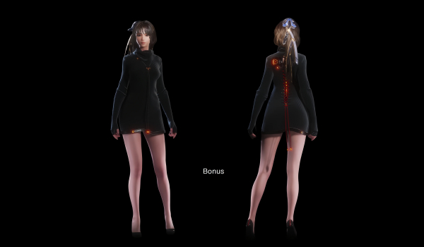 《剑星》A14日常针织连衣裙MOD