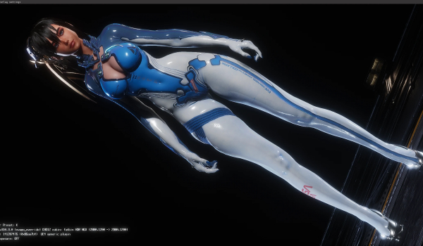 《剑星》性感渡鸦浅蓝白配色HDR增强版MOD